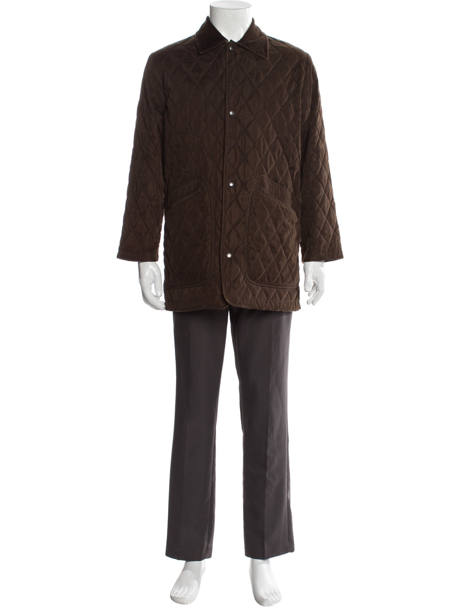 Burberry London Nova Check Pattern Overcoat