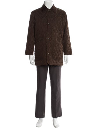 Burberry London Nova Check Pattern Overcoat