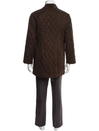 Burberry London Nova Check Pattern Overcoat