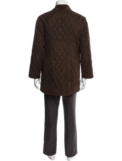 Burberry London Nova Check Pattern Overcoat