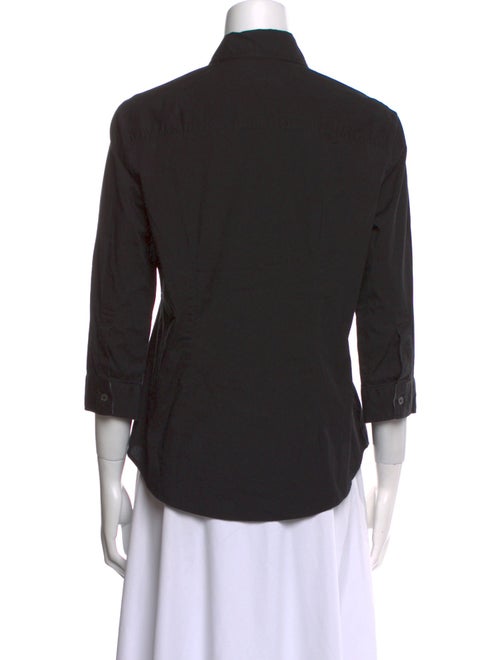 Burberry London Three-Quarter Sleeve Button-Up Top