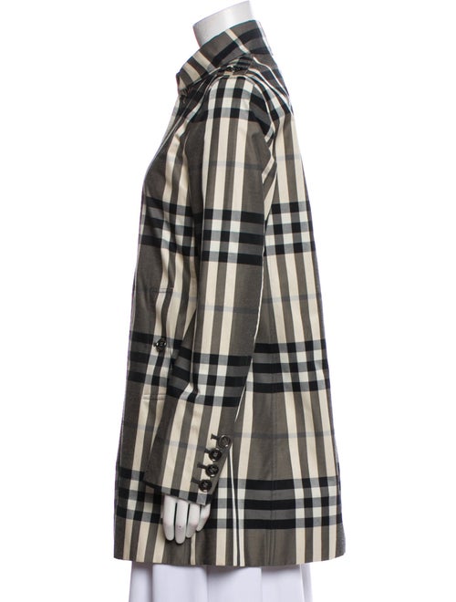 Burberry London Plaid Print Jacket