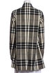 Burberry London Plaid Print Jacket