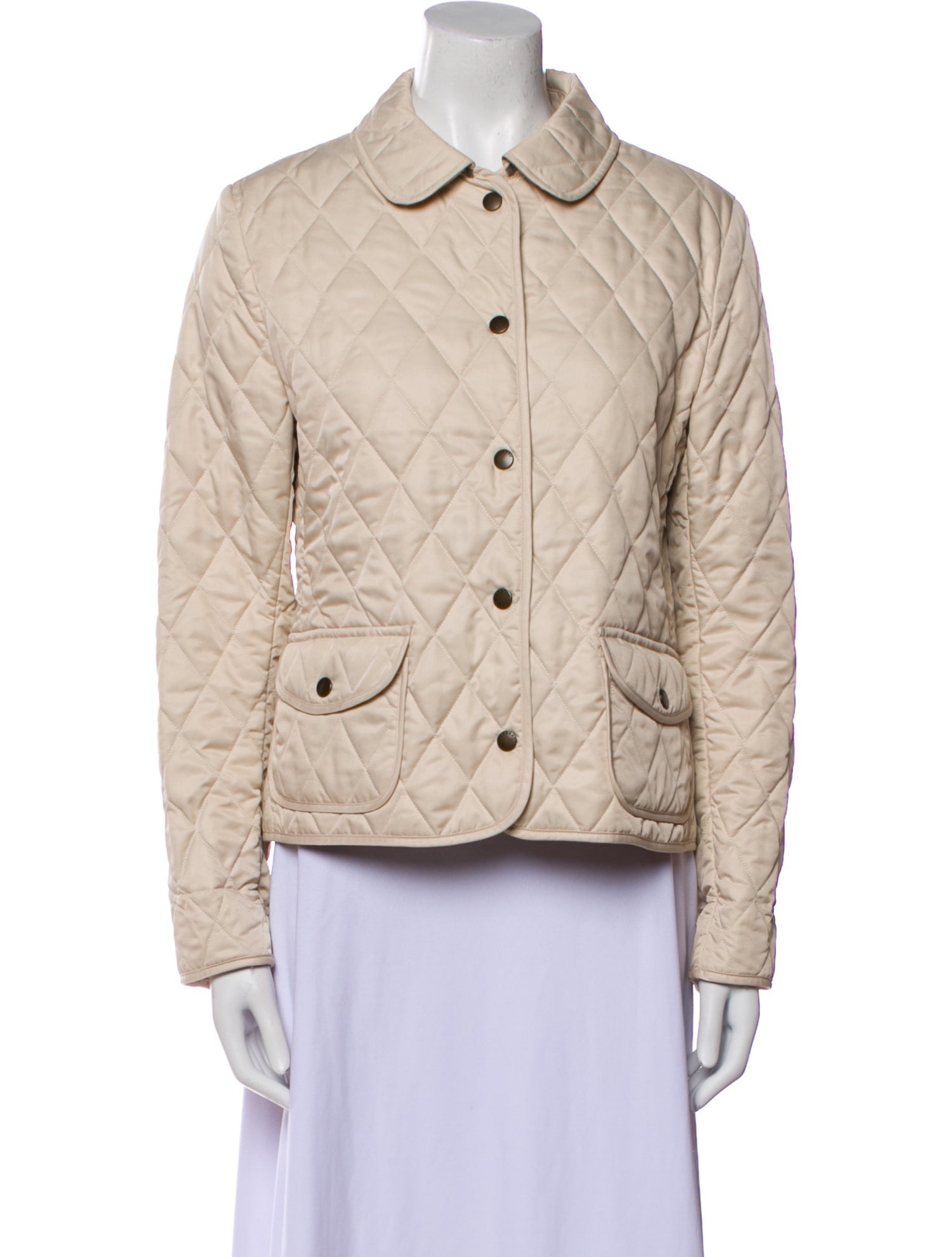 Burberry London Plaid Print Utility Jacket