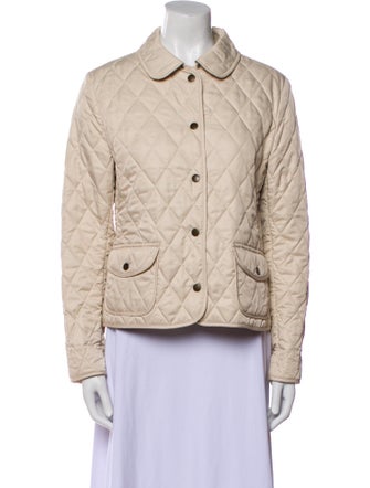 Burberry London Plaid Print Utility Jacket