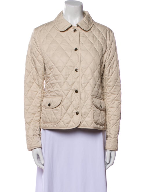 Burberry London Plaid Print Utility Jacket