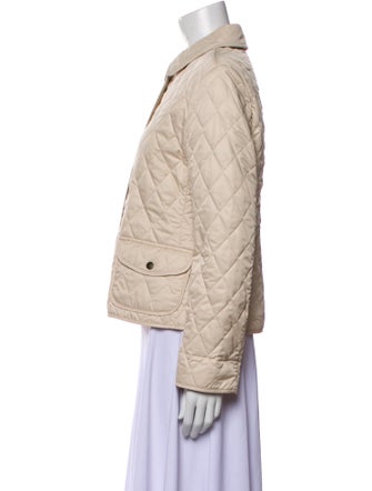 Burberry London Plaid Print Utility Jacket