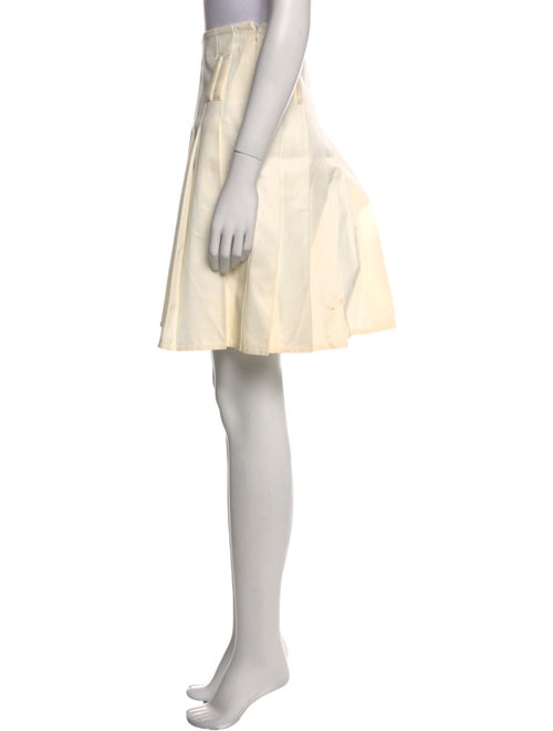 Burberry London Pleated Accents Knee-Length Skirt