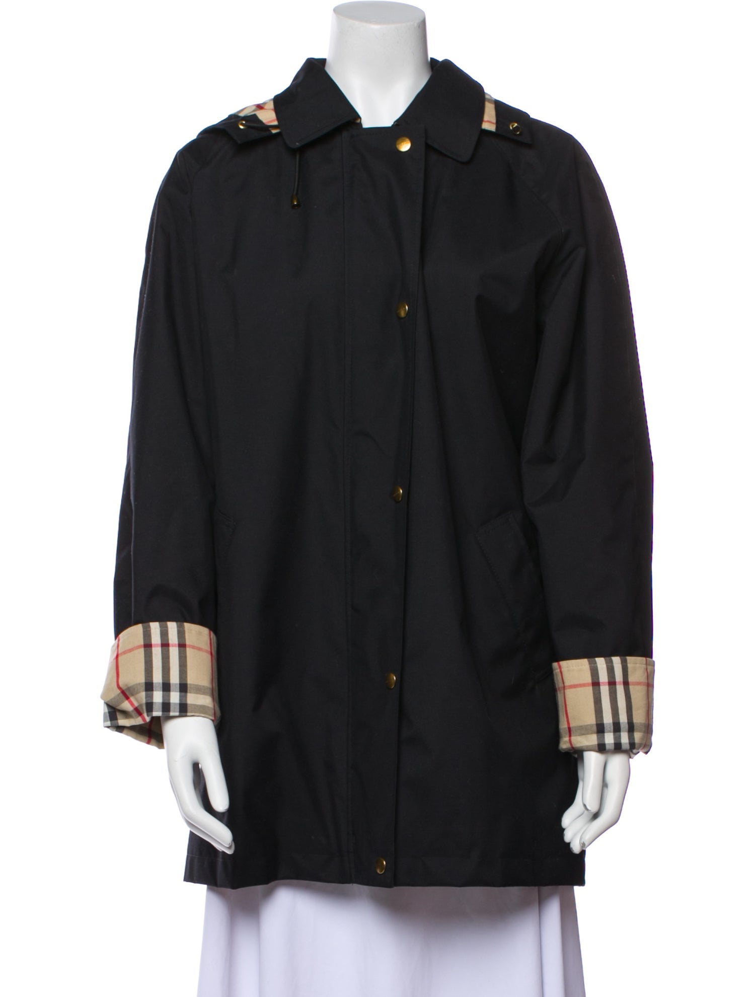 Burberry London Wool Printed Coat