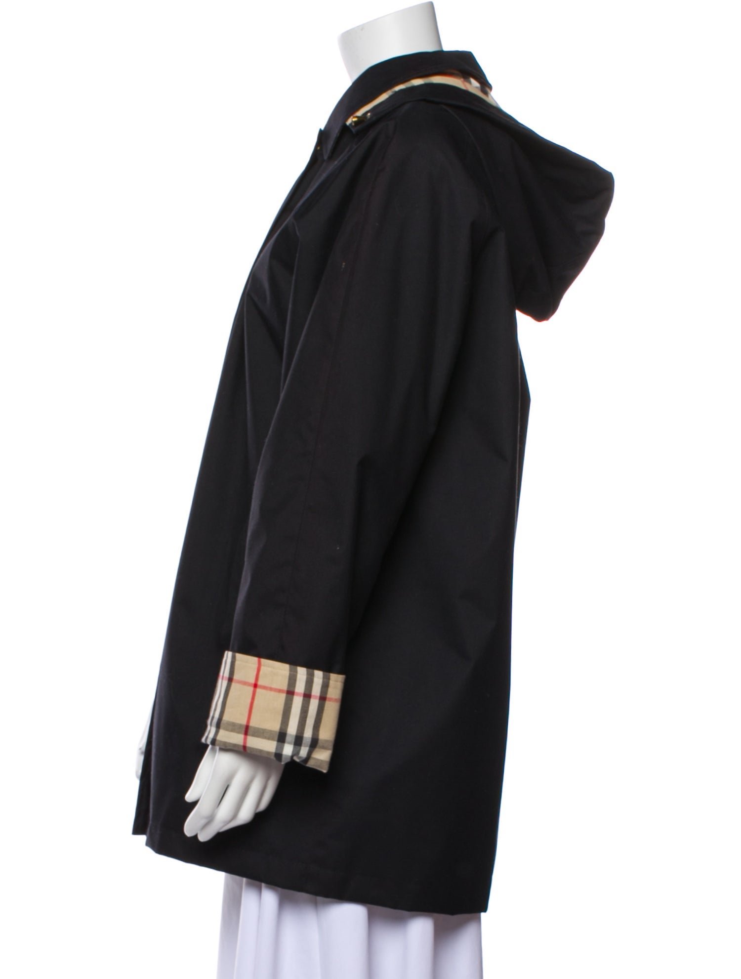 Burberry London Wool Printed Coat