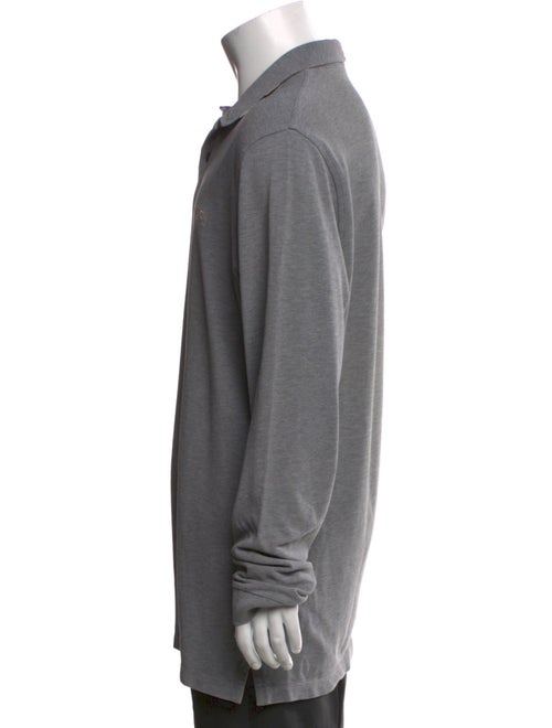 Burberry London Nova Check Pattern Crew Neck Polo Shirt