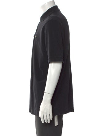 Burberry London TB Monogram V-Neck Polo Shirt