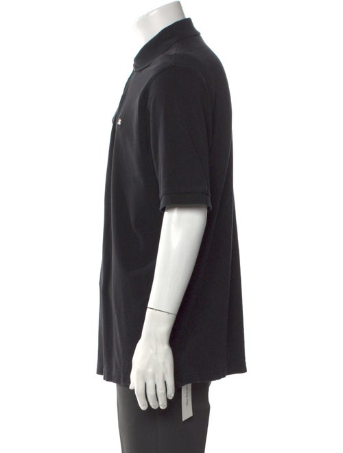 Burberry London TB Monogram V-Neck Polo Shirt