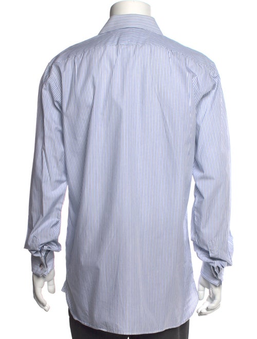 Burberry London Striped Long Sleeve Dress Shirt