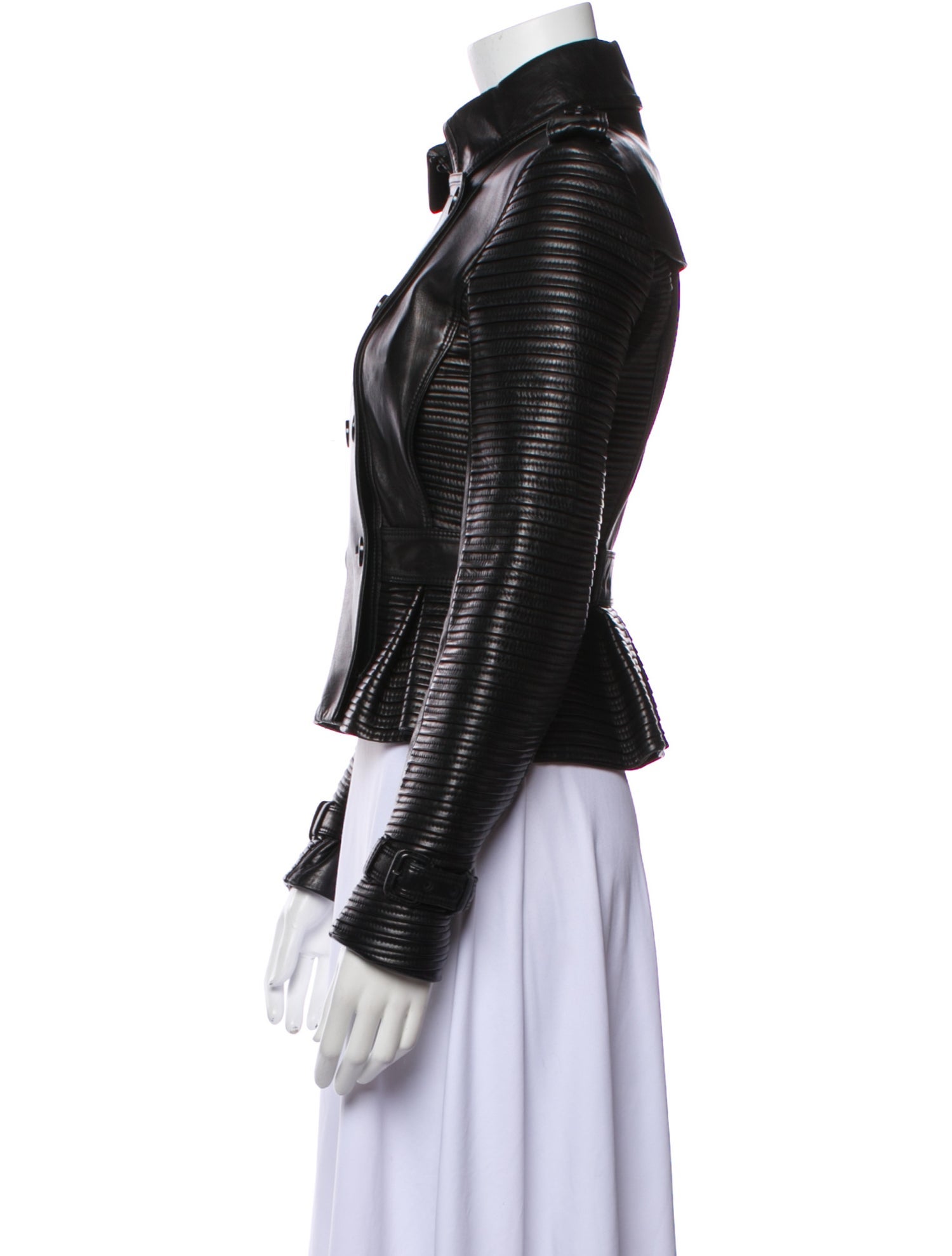 Burberry London Leather Biker Jacket