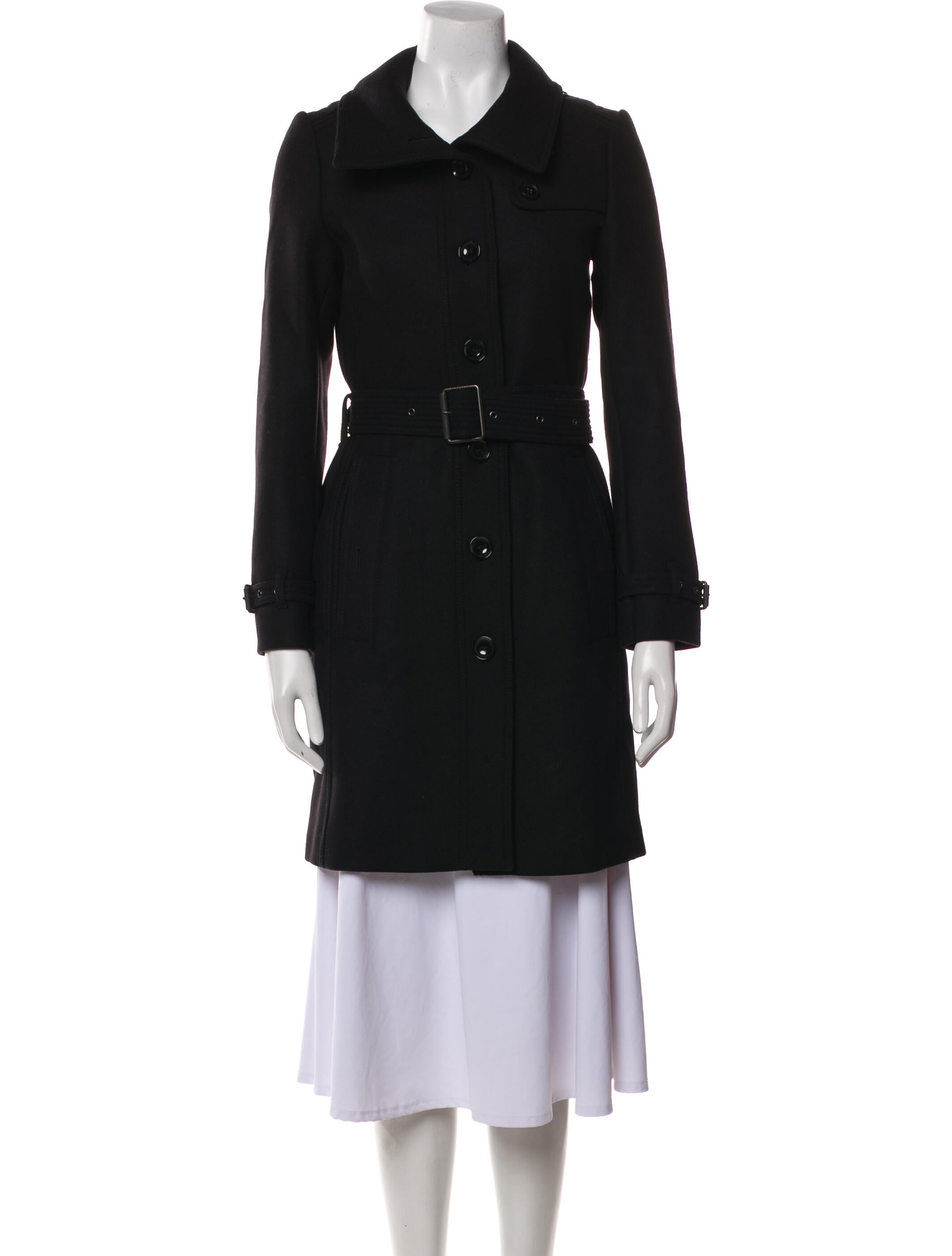 Burberry London Virgin Wool Trench Coat