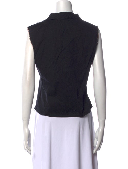Burberry London V-Neck Sleeveless Blouse