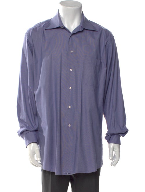 Burberry London Nova Check Pattern Long Sleeve Dress Shirt