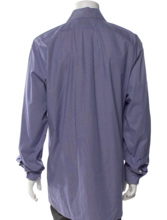 Burberry London Nova Check Pattern Long Sleeve Dress Shirt