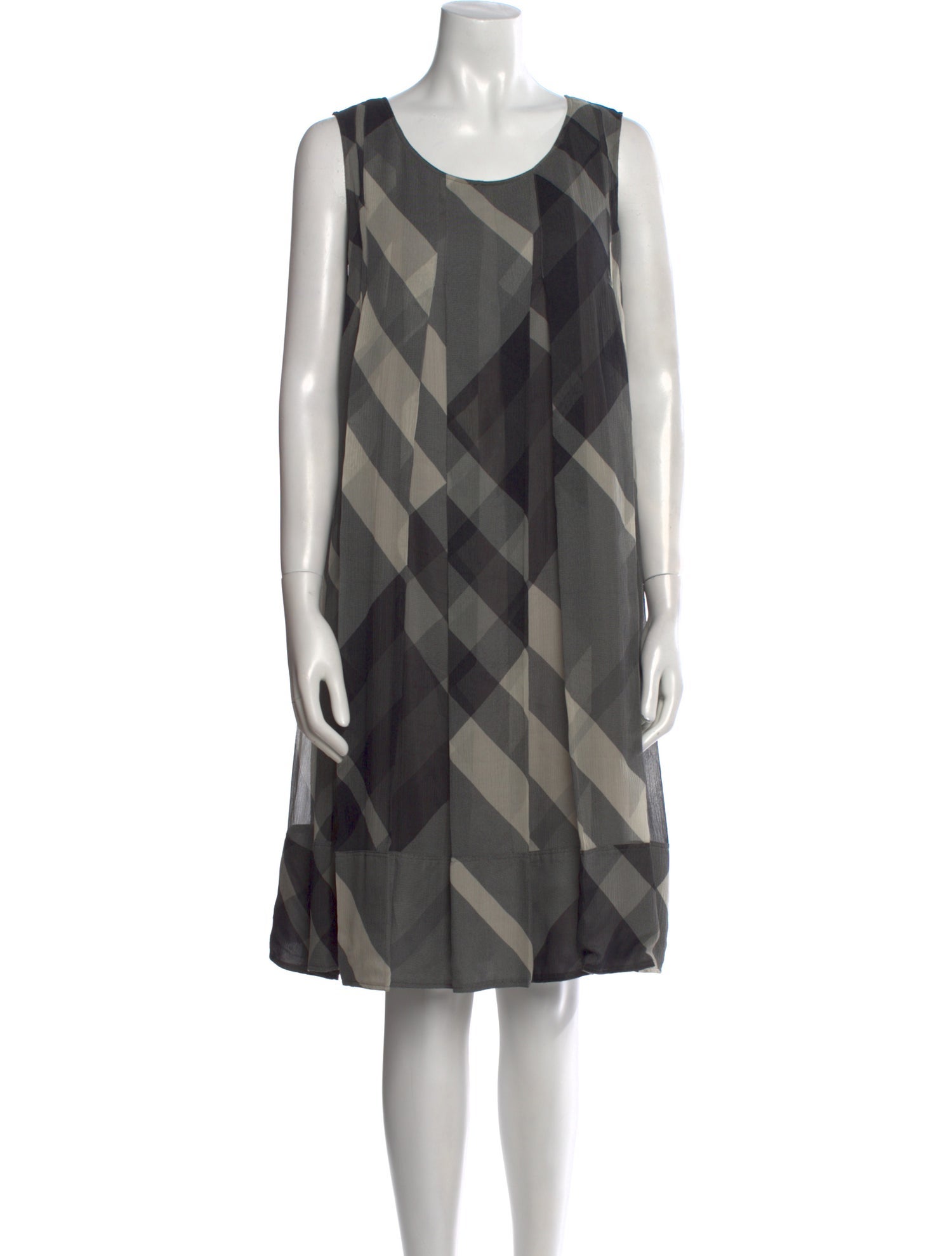 Burberry London Silk Knee-Length Dress