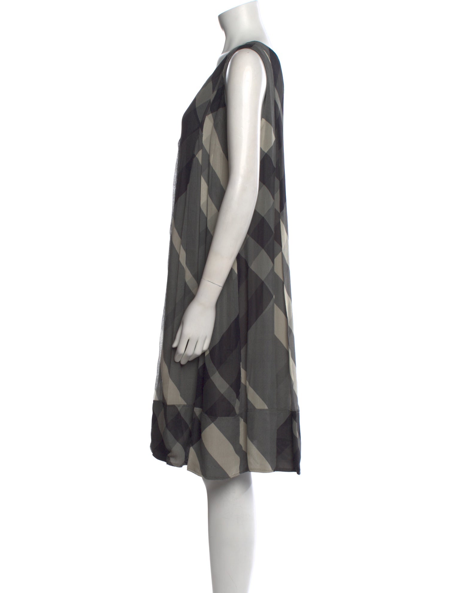 Burberry London Silk Knee-Length Dress