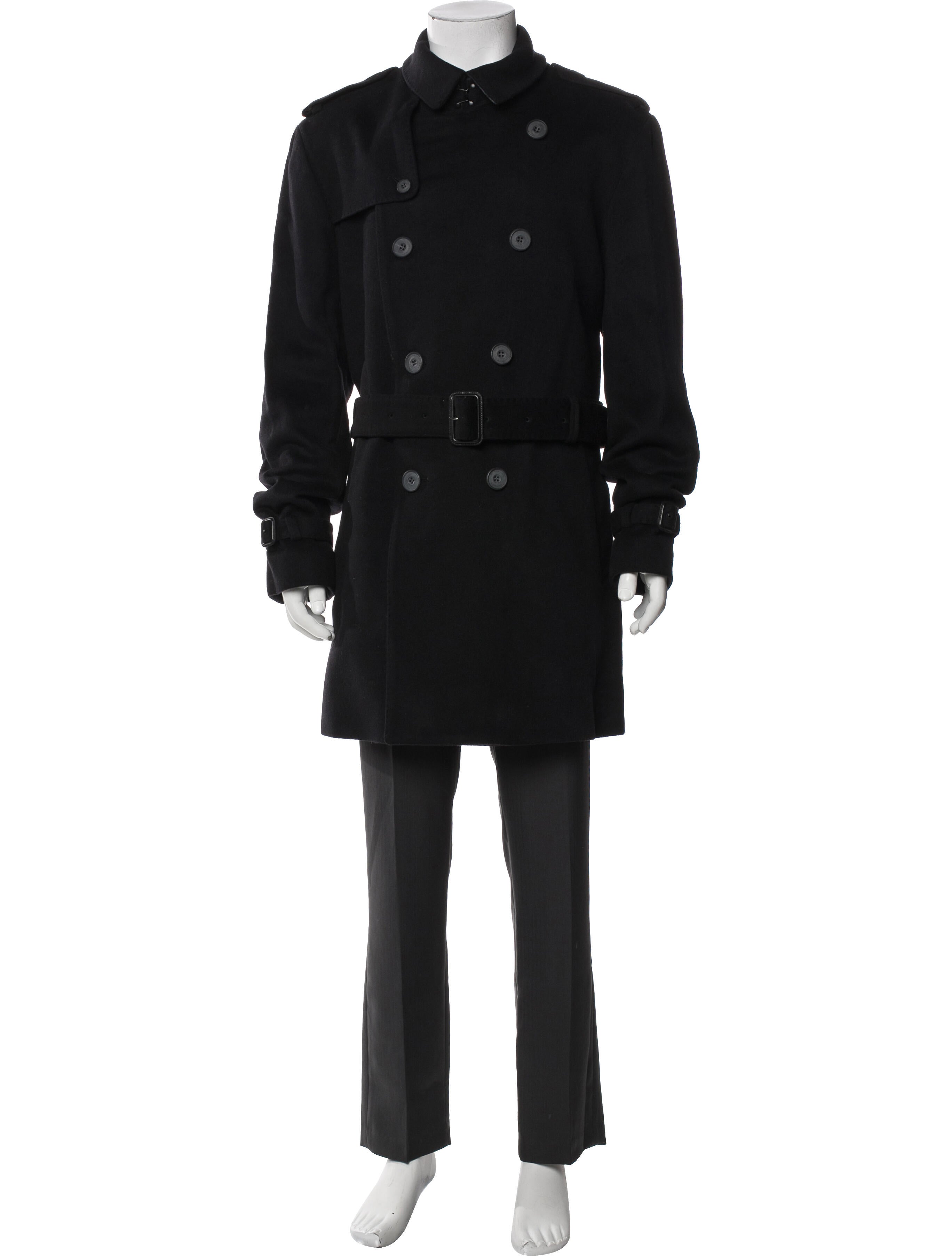 Burberry London Virgin Wool Trench Coat