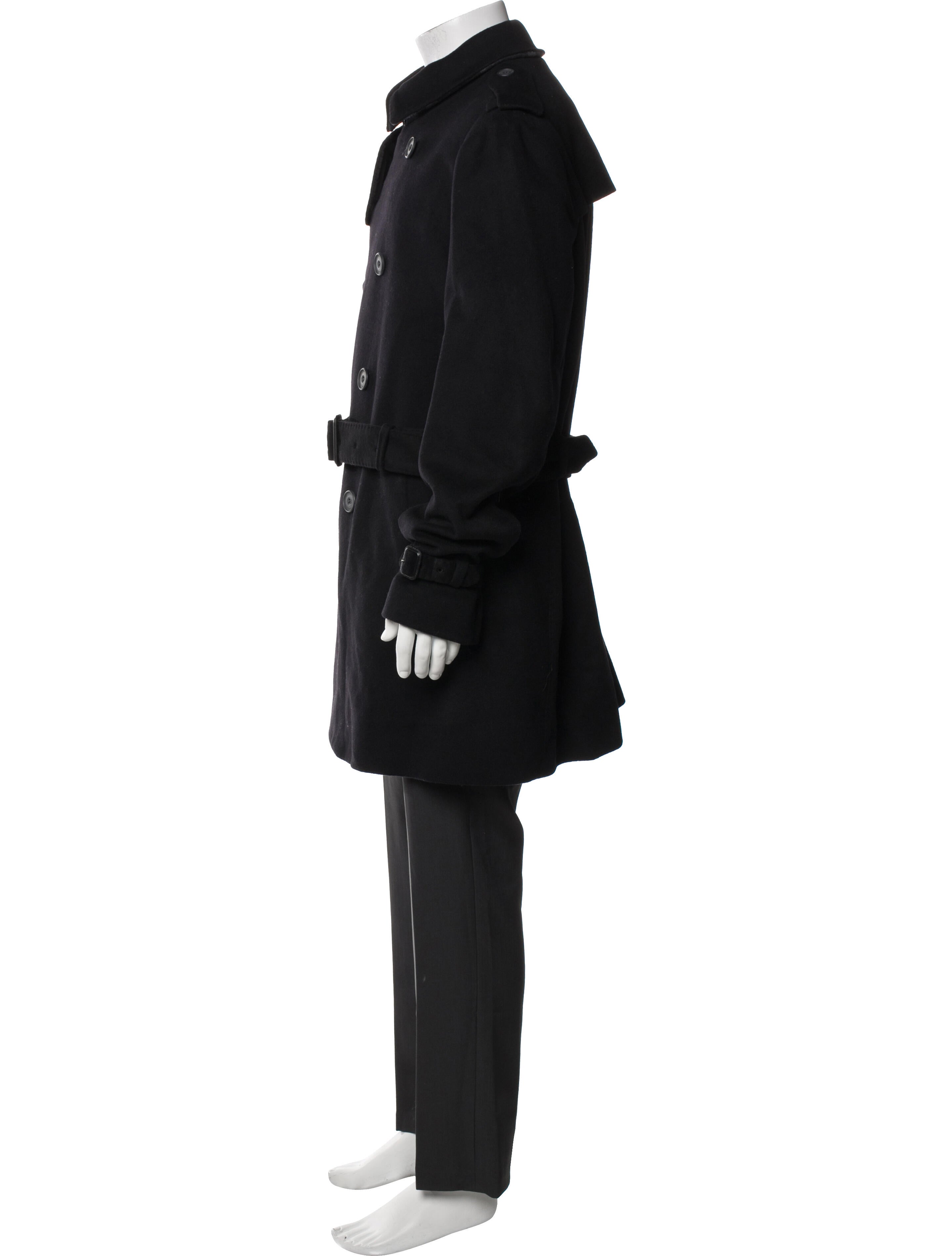 Burberry London Virgin Wool Trench Coat