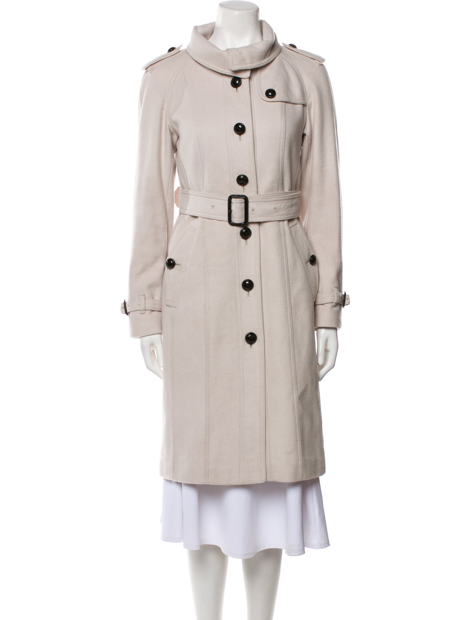 Burberry London Virgin Wool Trench Coat
