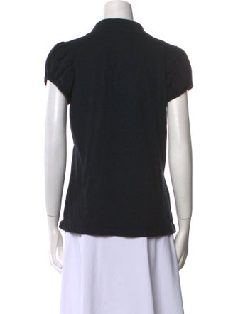 Burberry London V-Neck Short Sleeve Polo