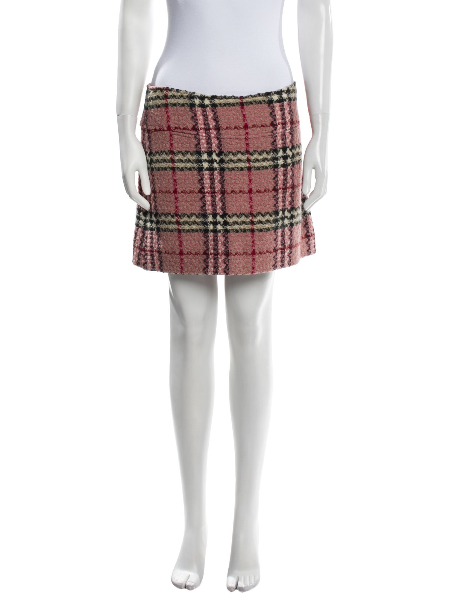 Burberry London Wool Mini Skirt