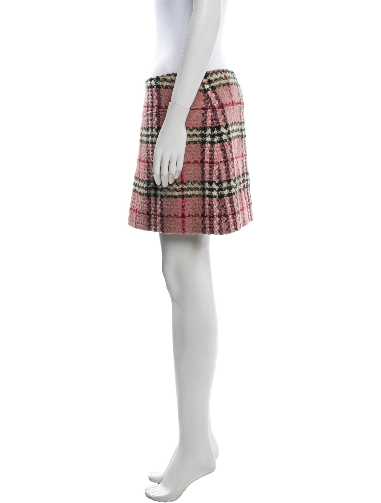 Burberry London Wool Mini Skirt