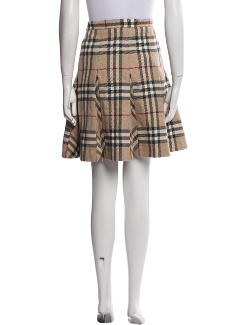 Burberry London Wool Knee-Length Skirt