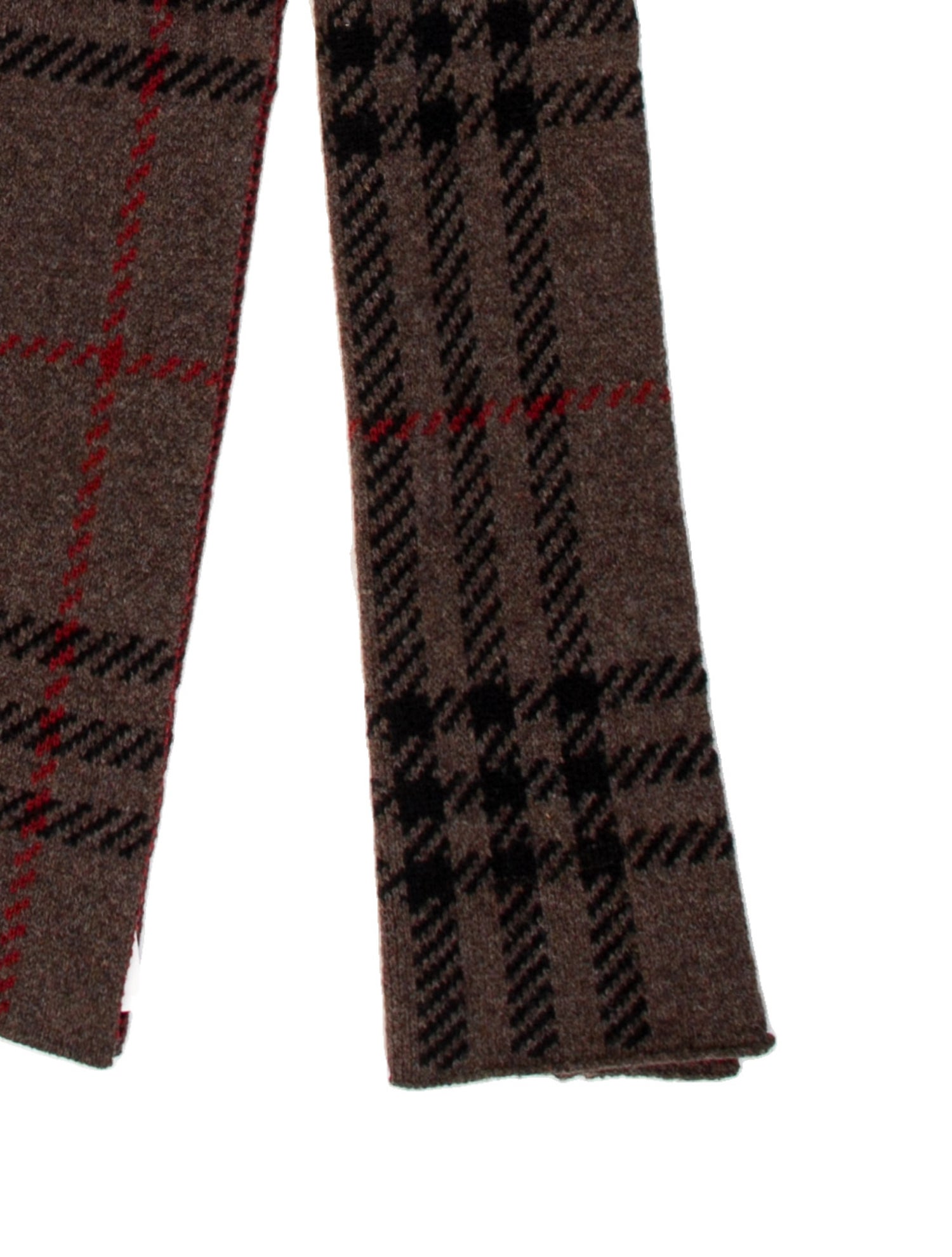 Burberry London Wool Nova Check Pattern Scarf