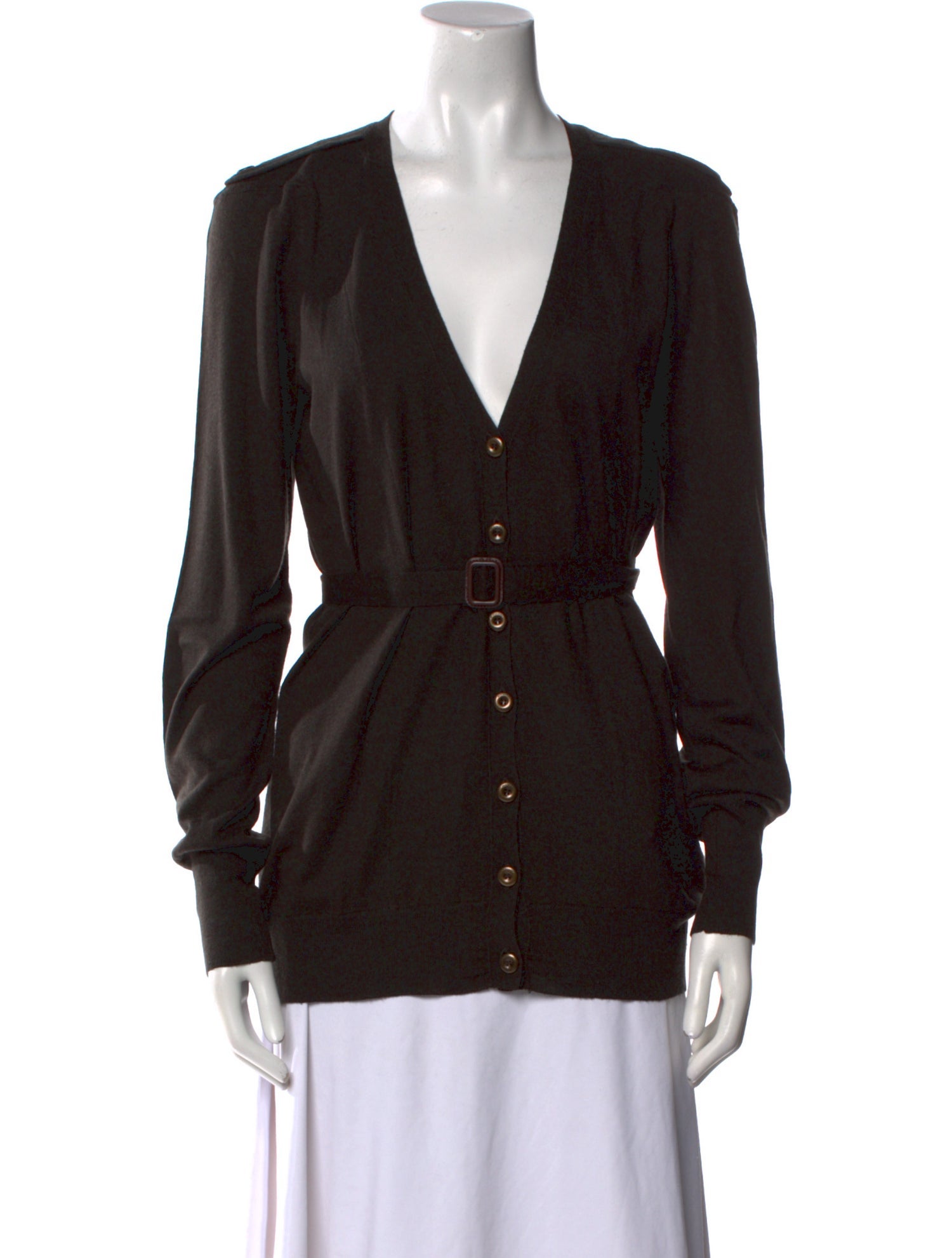 Burberry London Silk V-Neck Sweater