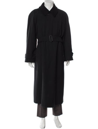 Burberry London Nova Check Pattern Trench Coat