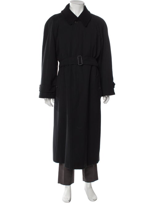 Burberry London Nova Check Pattern Trench Coat