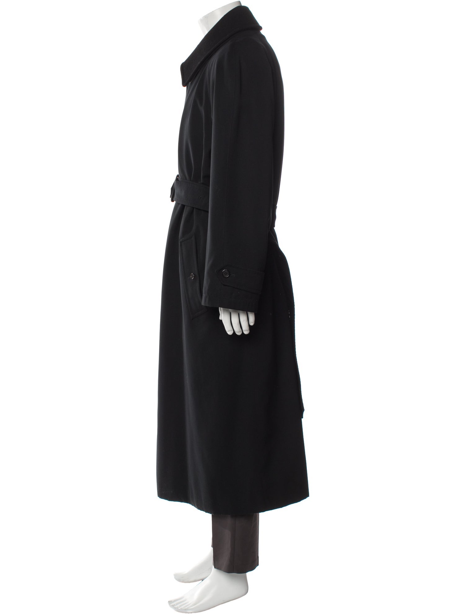 Burberry London Nova Check Pattern Trench Coat