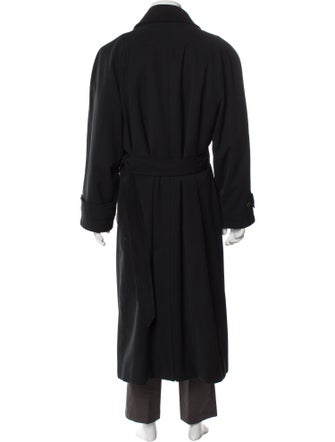 Burberry London Nova Check Pattern Trench Coat