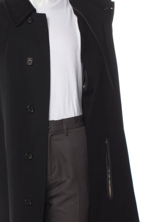 Burberry London Nova Check Pattern Trench Coat