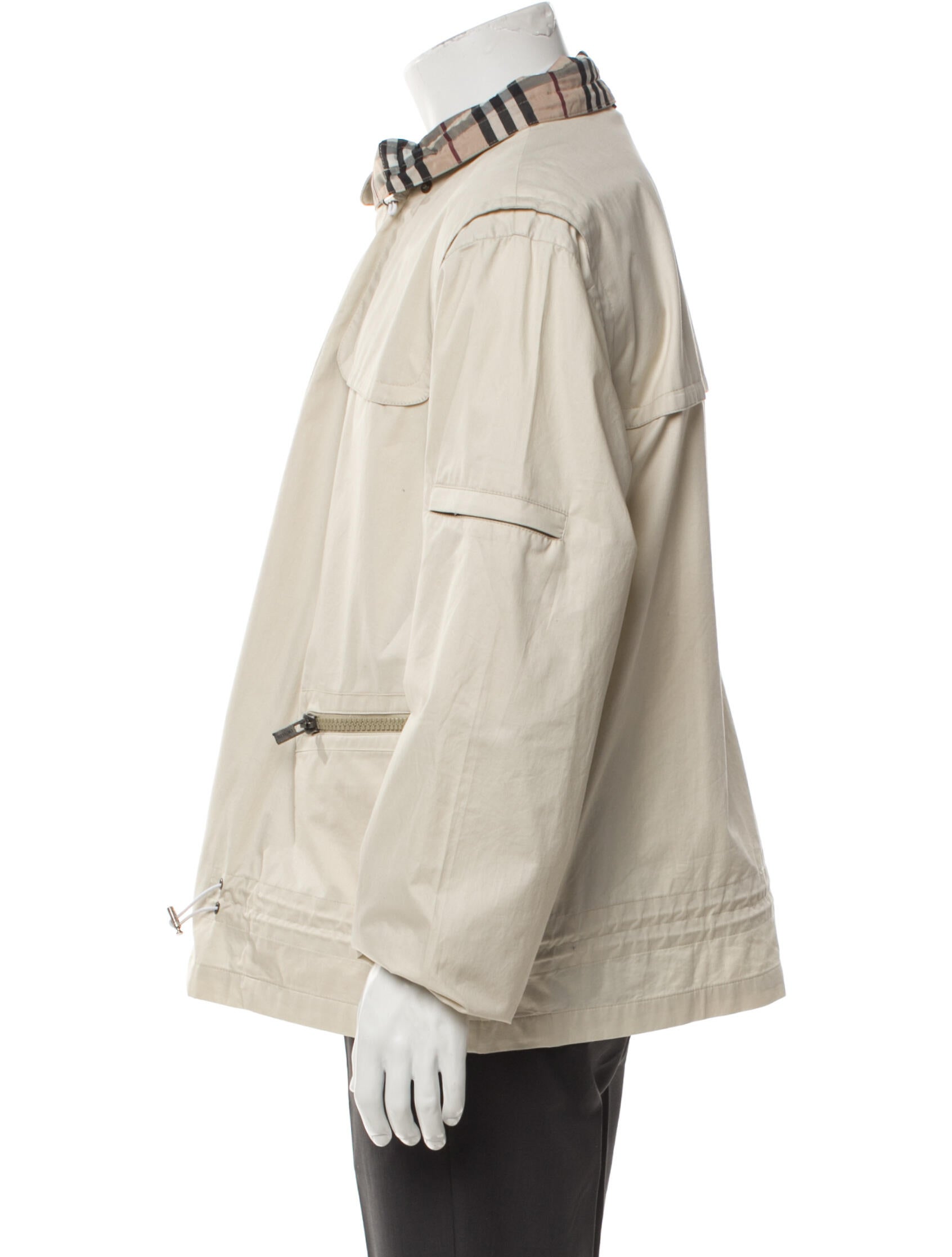 Burberry London Nova Check Pattern Utility Jacket