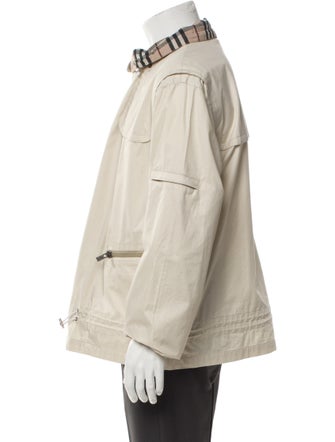 Burberry London Nova Check Pattern Utility Jacket