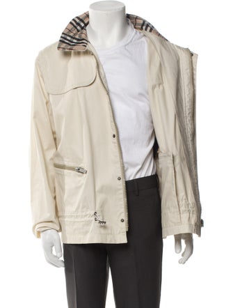 Burberry London Nova Check Pattern Utility Jacket