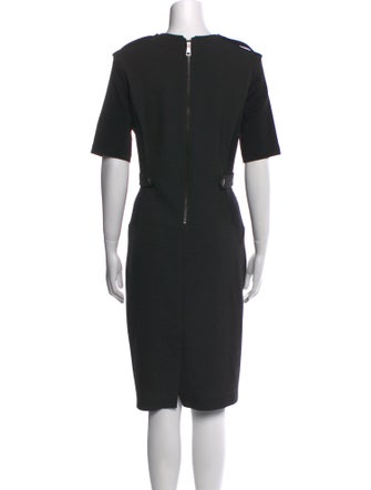 Burberry London V-Neck Knee-Length Dress