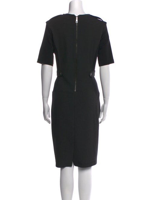 Burberry London V-Neck Knee-Length Dress