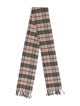 Burberry London Cashmere House Check Pattern Scarf