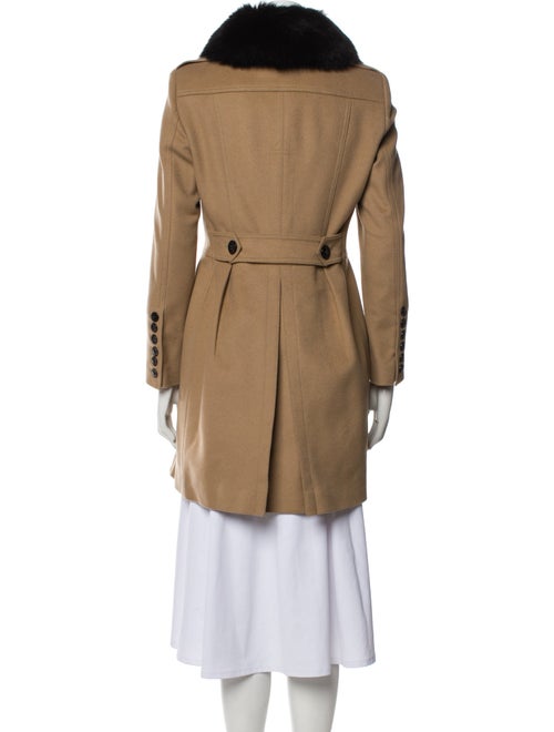 Burberry London Virgin Wool Fur Coat