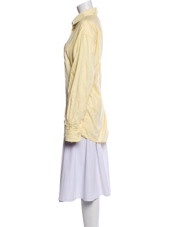 Burberry London Long Sleeve Button-Up Top