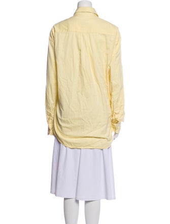 Burberry London Long Sleeve Button-Up Top