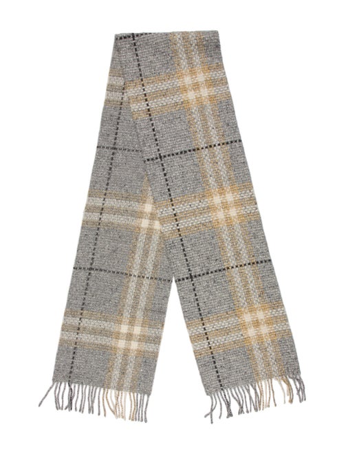 Burberry London Cashmere House Check Pattern Scarf