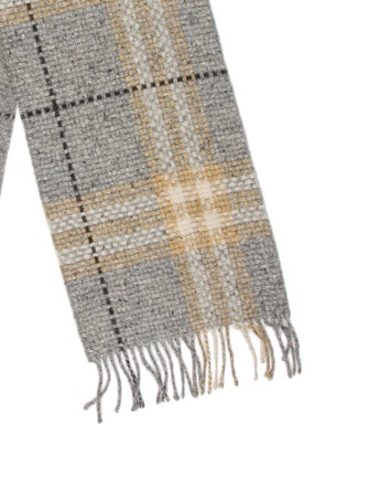 Burberry London Cashmere House Check Pattern Scarf